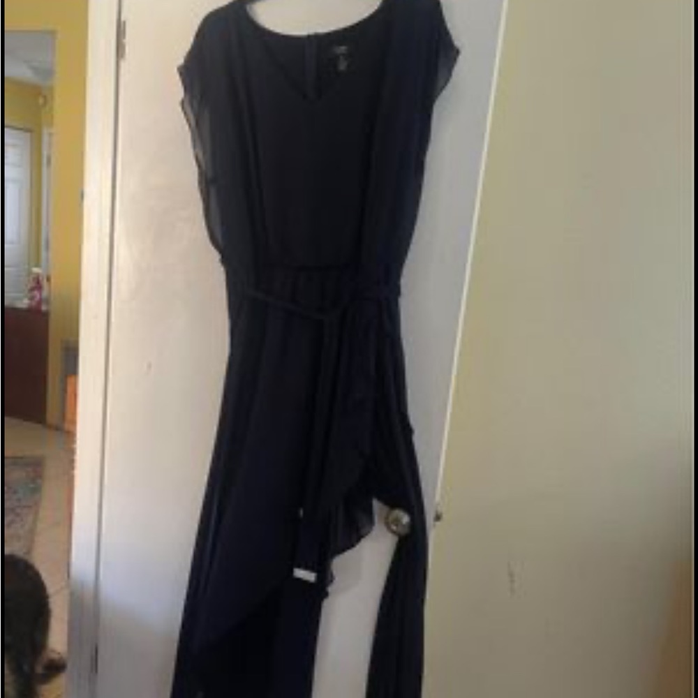 Mother-of-the-bride or fancy occasion jumpsuit disguised as a flowy dress.